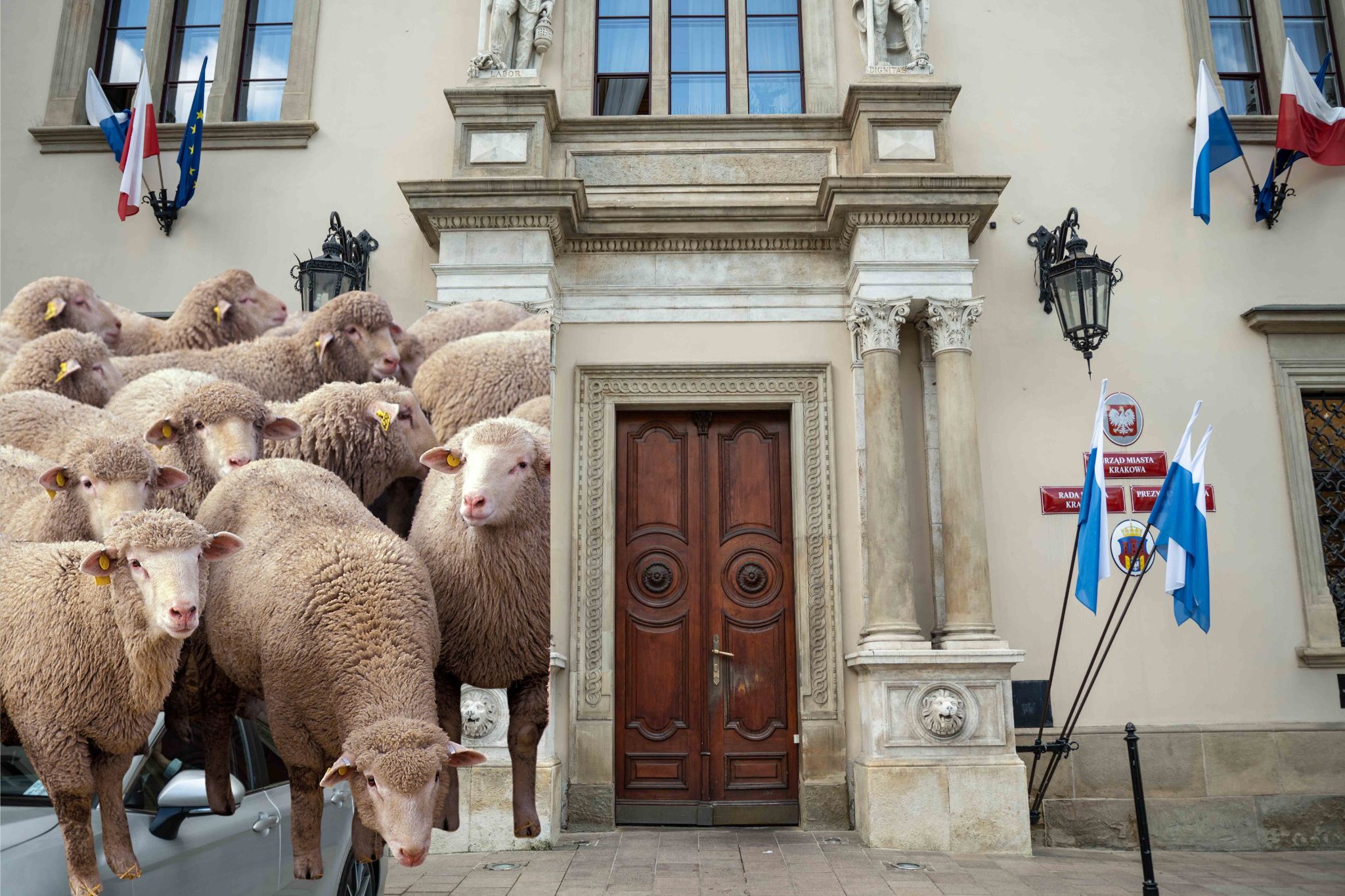 Owca i stado baranów pchają się do magistratu. Nie ma już żadnych hamulców!