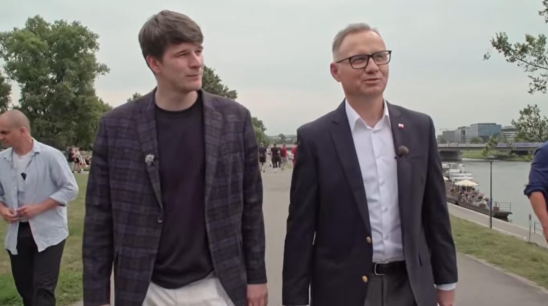 Spacer po Krakowie z Andrzej Dudą. "To była wielka atrakcja"