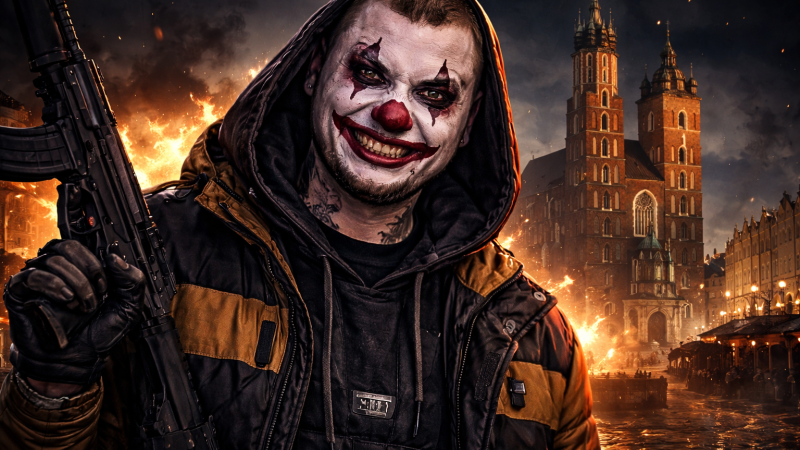 Kiedyś chodził po ulicach Krakowa i bił ludzi. Dziś pajacuje w służbie referendum