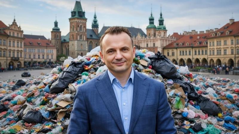 Kraków zalewają referendalne śmieci! Gibała szuka frajerów do jeszcze większego zaśmiecania