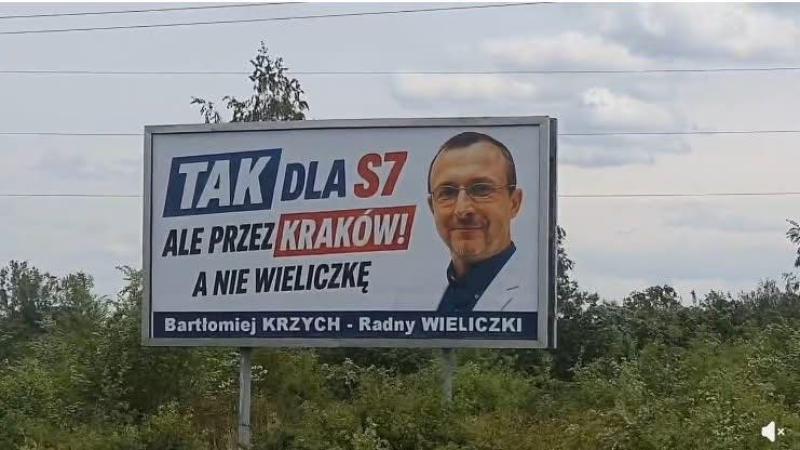 „Nie u mnie w ogródku”, czyli jak Wieliczka chce S7, ale wyłącznie przez Kraków