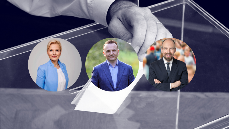 Ekspert: Walka o prezydenturę rozegra się między trojgiem kandydatów [WYWIAD]