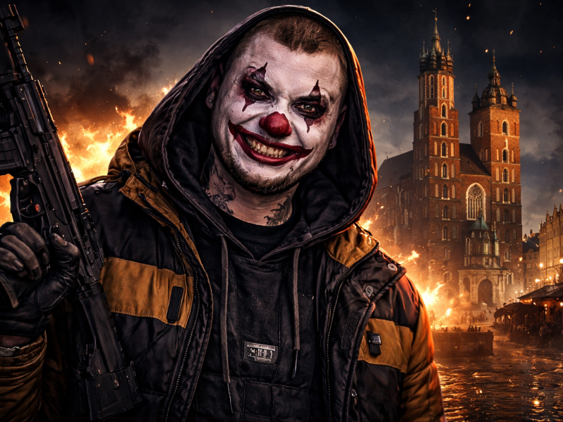 Kiedyś chodził po ulicach Krakowa i bił ludzi. Dziś pajacuje w służbie referendum